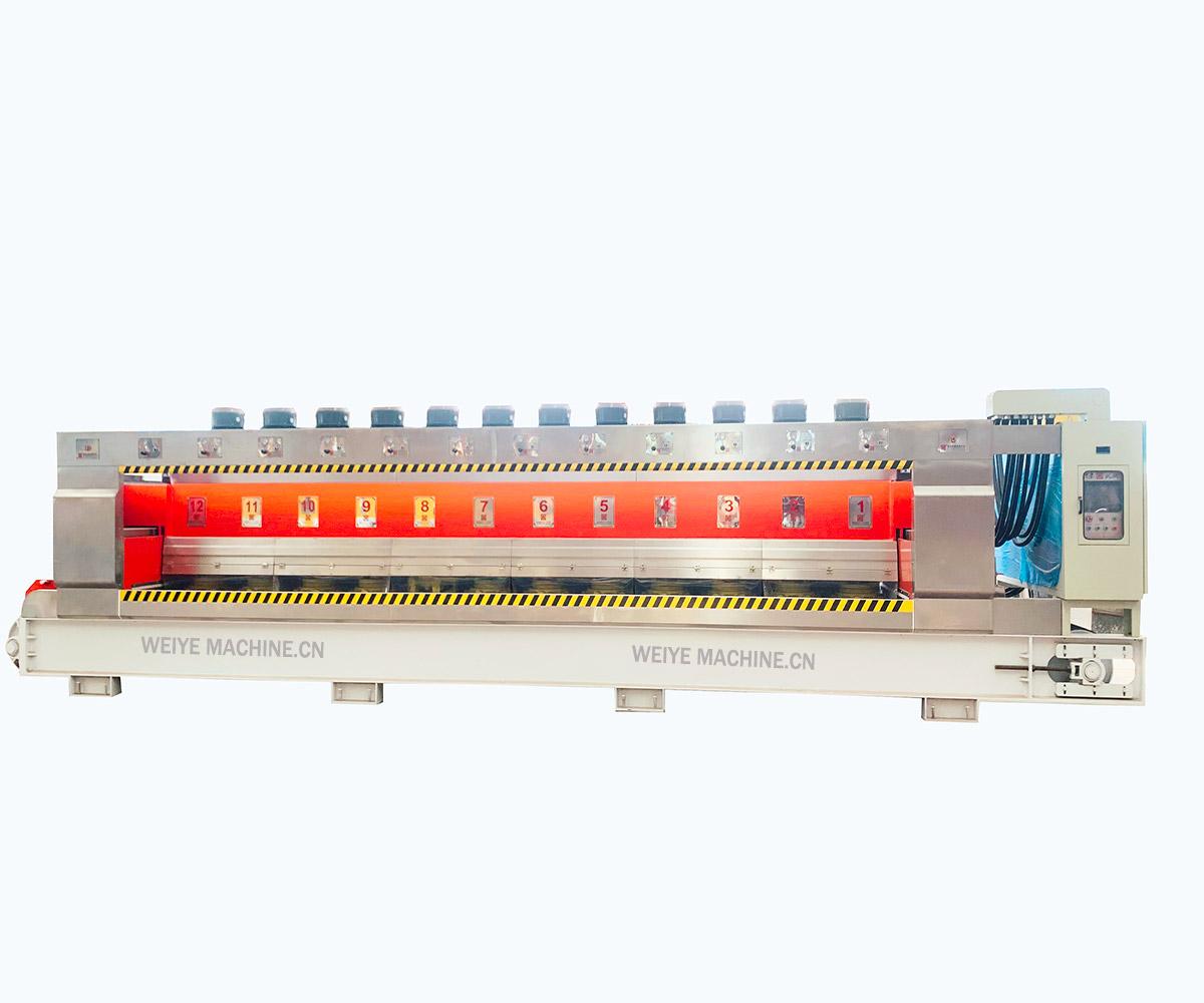 Granite polishing line